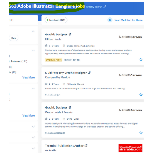 Adobe Illustrator internship jobs in Cochin