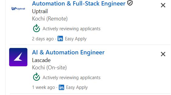 AI Automation with n8n & Make.com internship jobs in Mangaluru