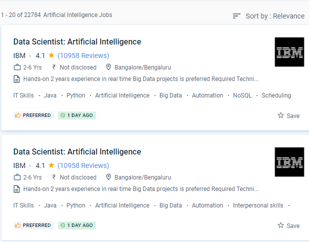Artificial Intelligence internship jobs in Kolkata