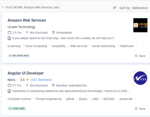 AWS internship jobs in Pune