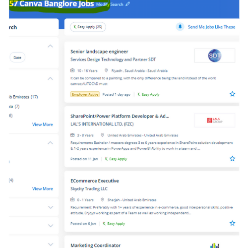 Canva internship jobs in Trivandrum