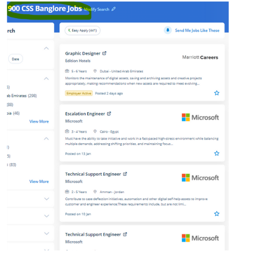 CSS internship jobs in Cochin