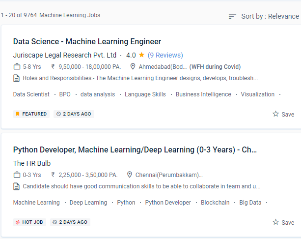 Machine Learning internship jobs in Punjab