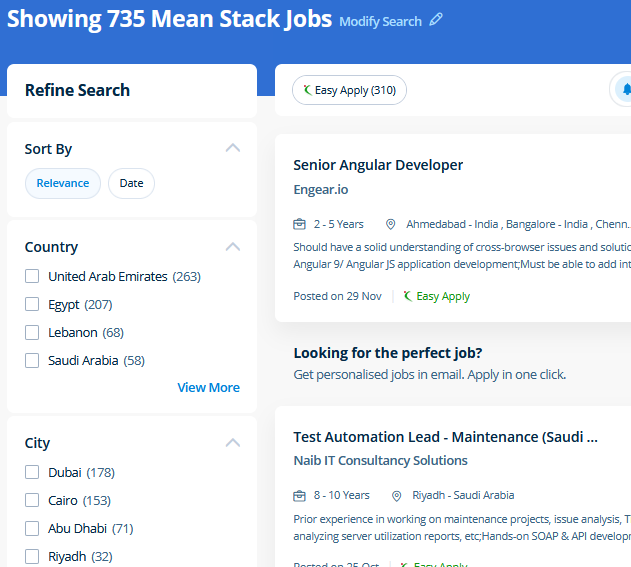 Mean Stack Development internship jobs in Navi Mumbai