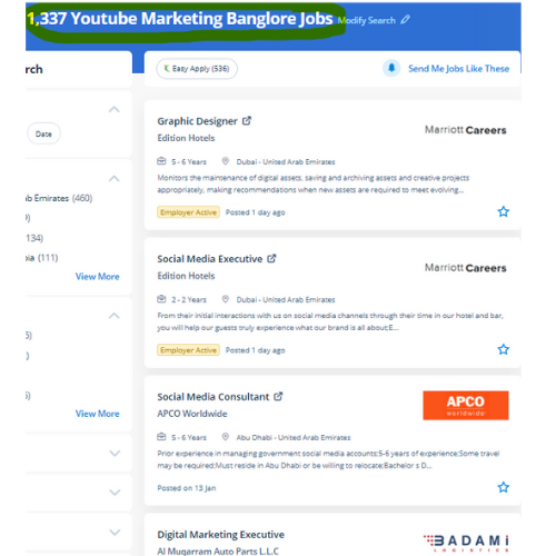 YouTube Marketing internship jobs in Punjab